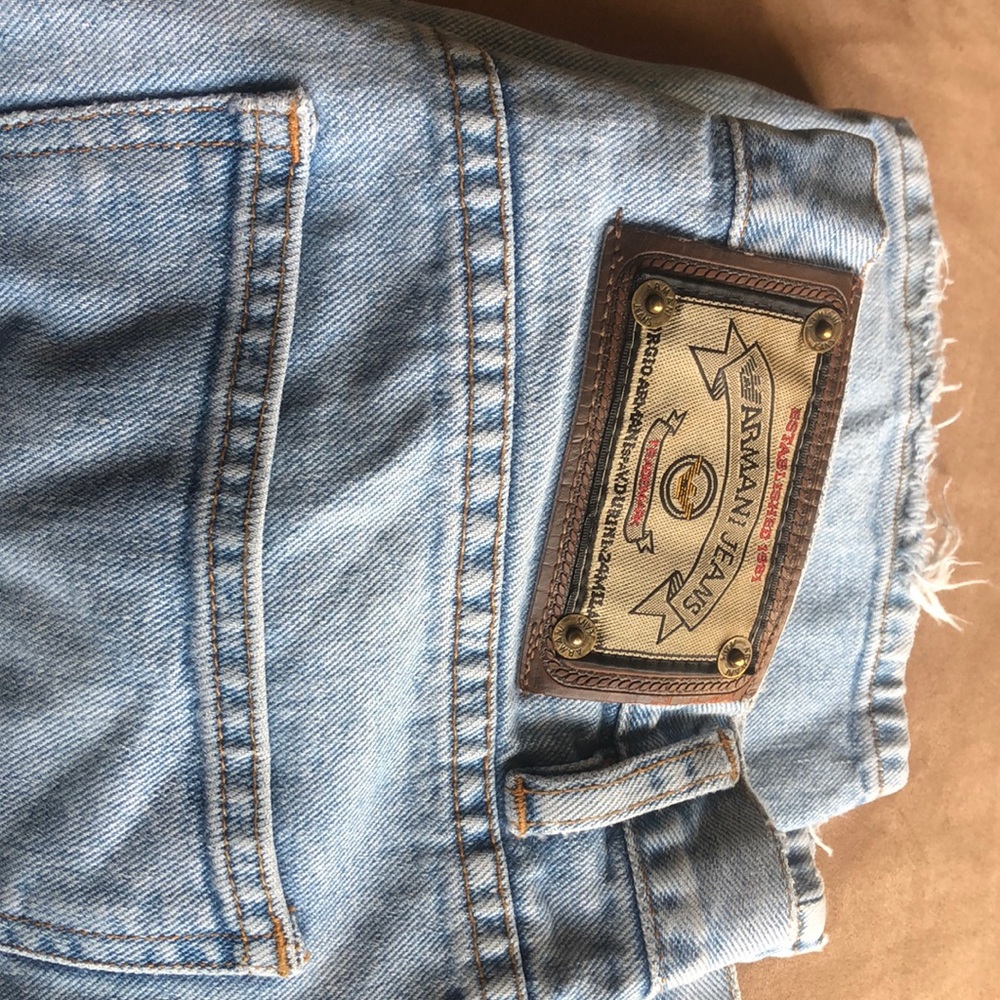Vintage Grigio Armani jeans. Made in Italy